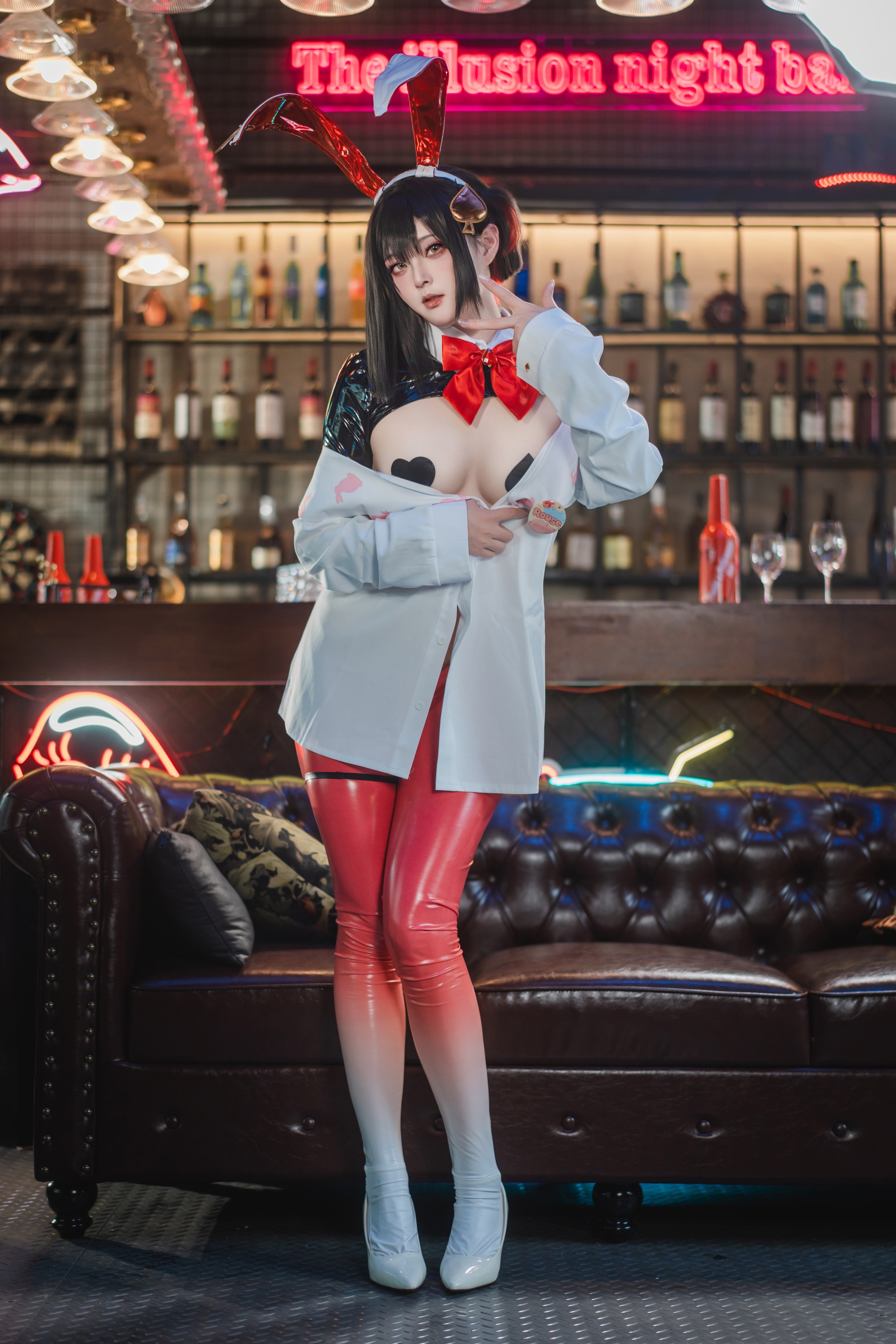 图片[1]-Natsuko夏夏子 – NO.106 NIKKE 露姬·逆兔女郎[63P]-XikXak